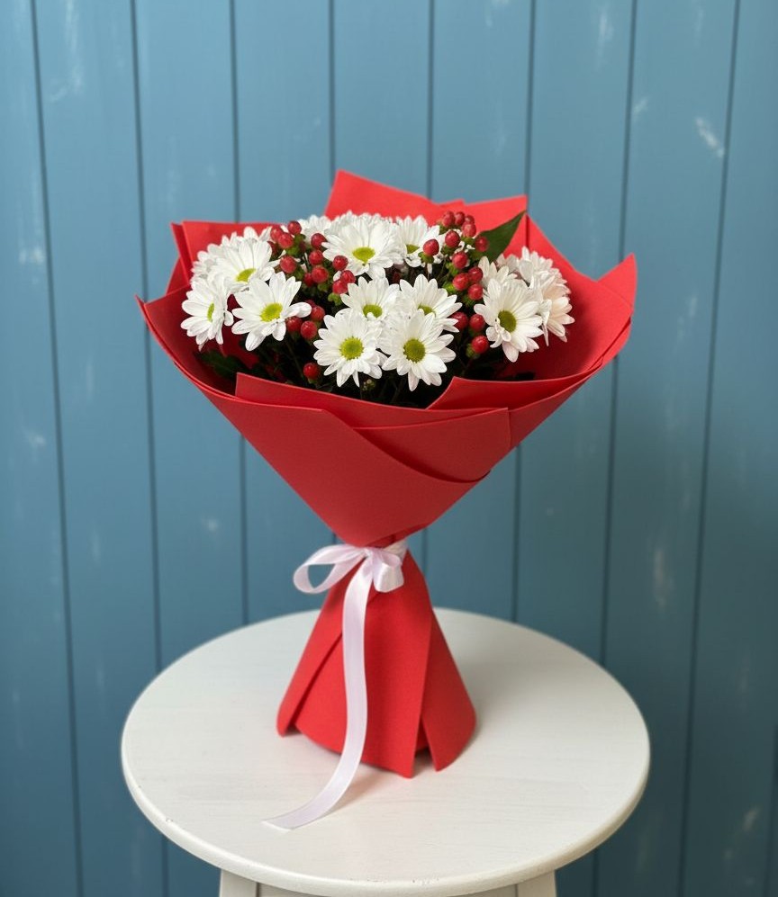 Букет цветов из: Хризантемы в Иваново