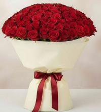Букет 101 Красная роза Милано в Иваново