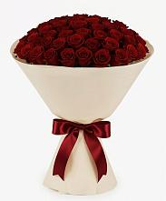 Букет 101 Бордовая роза Блэк Бакарра в Иваново
