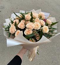 Букет Кремовые розы Латте в Иваново