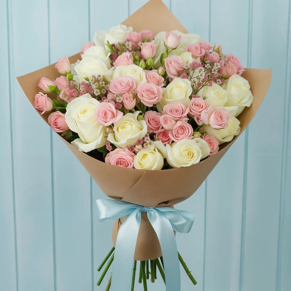 Букет цветов из: Розы в Иваново