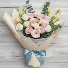 Букет цветов из:  Лизиантусы в Иваново