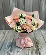 Букет цветов из:  Гвоздики, Розы и Хризантемы в Иваново