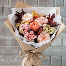 Букет цветов из:  Гвоздики, Хризантемы и Розы в Иваново