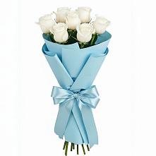 Букет 7 белых роз Проуд #REPLACE_PRED# Иваново