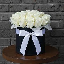 Цветочная композиция из Розы в шляпной коробке #REPLACE_PRED# Иваново